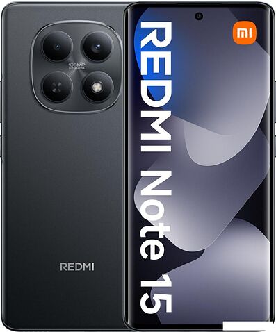 Телефон Xiaomi Redmi Note 15 8GB/128GB международная версия (черный)