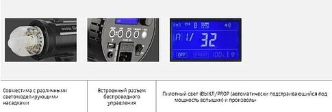Вспышка Godox Gemini GS300II
