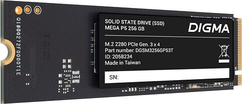 SSD Digma Mega P5 256GB DGSM3256GP53T