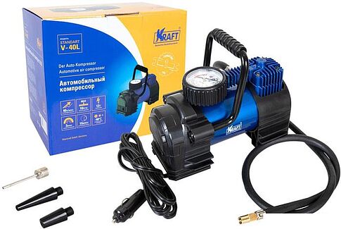 Автомобильный компрессор Kraft ECO V-40L
