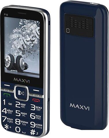 Мобильный телефон Maxvi P18 (синий)