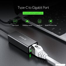 Сетевой адаптер Orico XC-R45-V1-BK-BP