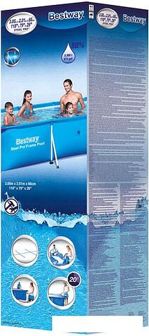 Каркасный бассейн Bestway 56404 (300х201х66)