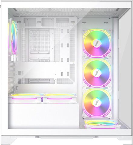 Корпус 1stPlayer Mi8 MI8-WH-3FC7R-W-1FC7-W (белый)