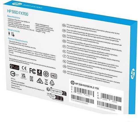SSD HP FX700 1TB 8U2N3AA