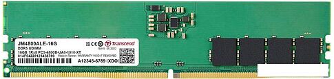 Оперативная память Transcend JetRam 16ГБ DDR5 4800МГц JM4800ALE-16G