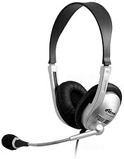 Наушники с микрофоном Ritmix RH-533 USB (серебристый)