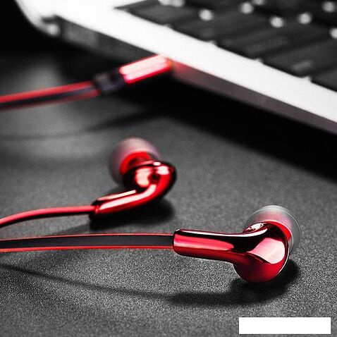 Наушники с микрофоном Hoco M30 (красный)