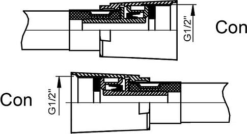 Душевая система Rubineta Thermo-2F-Olo SQ 625039