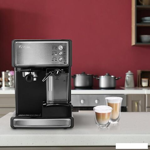 Рожковая кофеварка Vitek VT-1514 BK
