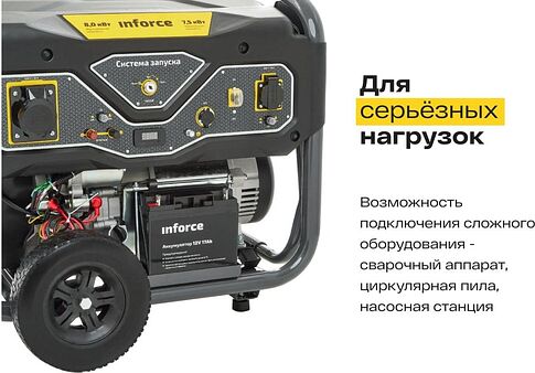 Бензиновый генератор Inforce GL 8000