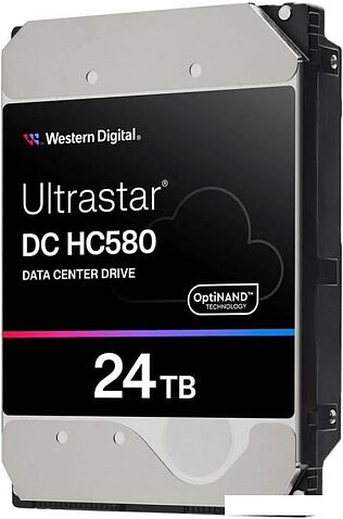 Жесткий диск WD Ultrastar DC HC580 24TB WUH722424ALE6L4