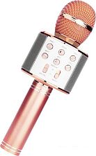 Микрофон Wster WS-858 (розовый)