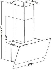 Кухонная вытяжка ZorG Atlantis 1060 60 S (черный)