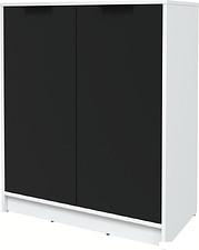 Тумба Интерлиния Концепт КТ-Т84 (черный/белый платинум)