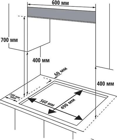 Варочная панель Leran GH 64662 BG