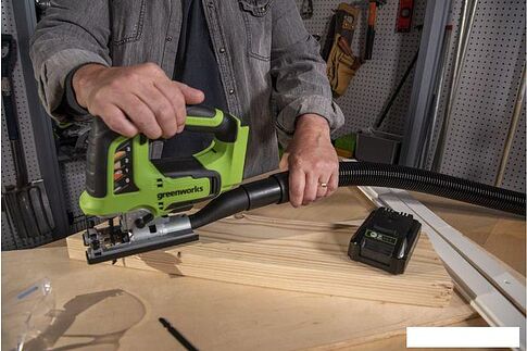 Электролобзик Greenworks GD24JS 3601407 (без АКБ)