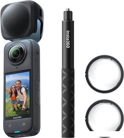 Экшен-камера Insta360 X4 Adventure Kit (черный)