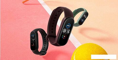 Фитнес-браслет Xiaomi Mi Smart Band 5 (черный, международная версия)
