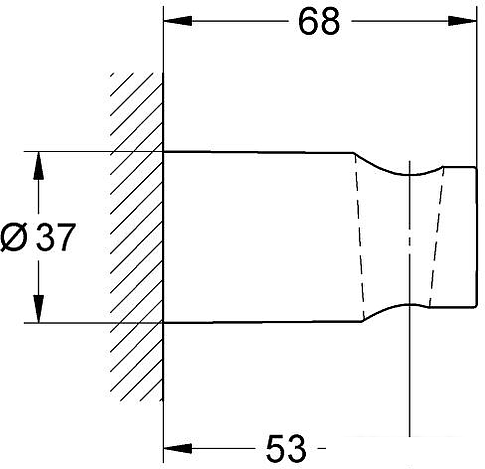 Держатель душевой лейки Grohe New Tempesta Cosmopolitan 27594000