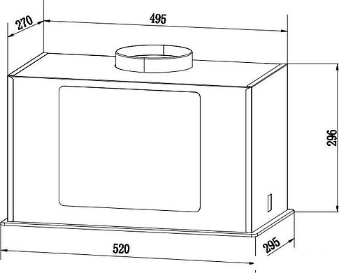 Кухонная вытяжка Weissgauff Aura 1200 Remote BL