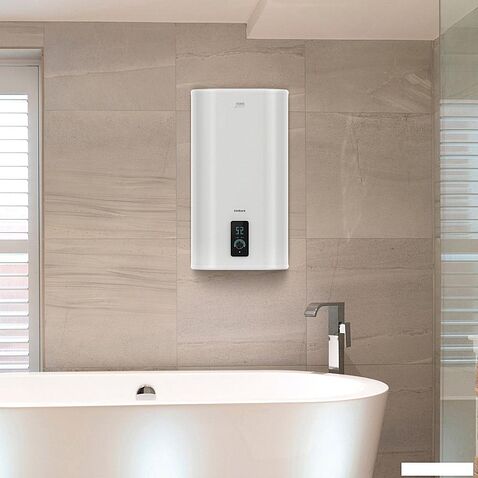 Накопительный электрический водонагреватель Timberk Home Intellect T-WSS50-N77-U-WF