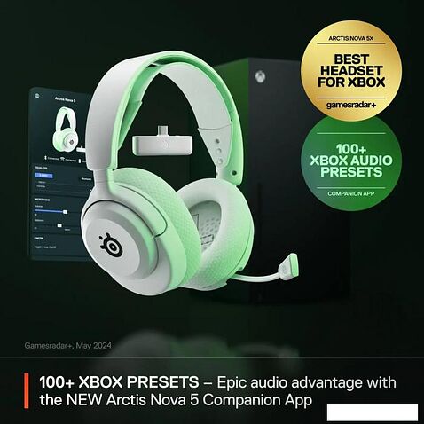 Наушники SteelSeries Arctis Nova 5X Wireless (белый)