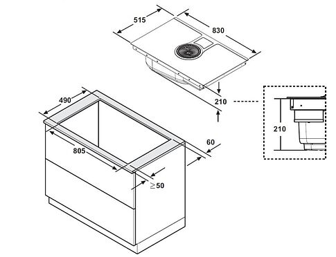 Варочная панель Elica NikolaTesla BL/F/83