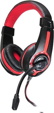 Наушники с микрофоном Oklick HS-L200 (черный/красный)