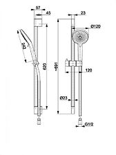 Душевой гарнитур  Armatura 841-345-00