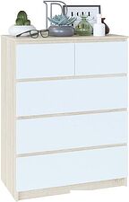 Комод Сокол Т-5Р (дуб сонома/белый)