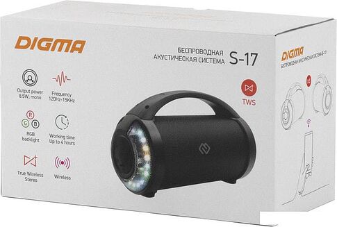 Беспроводная колонка Digma S-17