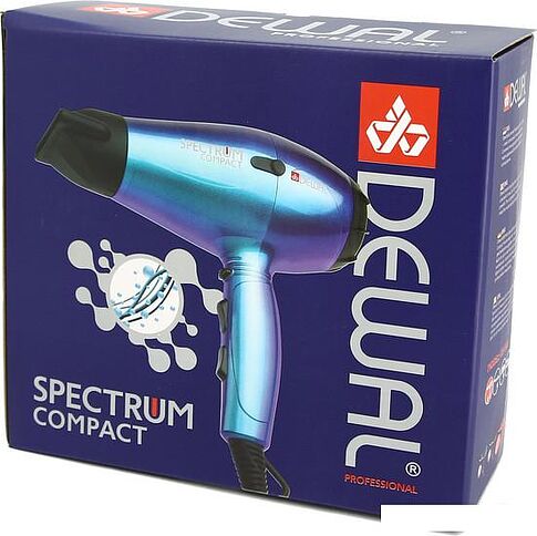 Фен Dewal Spectrum Compact (голубой) [03-109]
