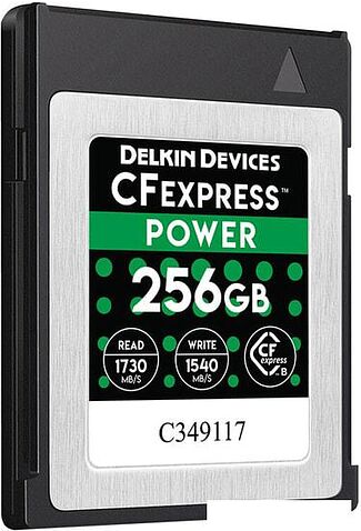 Карта памяти Delkin Devices Power CFexpress DCFX1-256 256GB