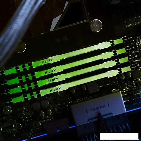 Оперативная память Kingston FURY Beast RGB 2x16ГБ DDR4 2666 МГц KF426C16BB12AK2/32