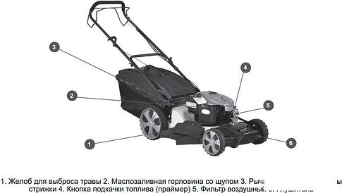 Колёсная газонокосилка Champion LM5345BS