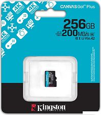 Карта памяти Kingston Canvas Go! microSDXC 256GB SDCG4/256GBSP Карта памяти Kingston Canvas Go! microSDXC 256GB SDCG4/256GBSP