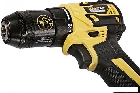 Дрель-шуруповерт Hanskonner HCD2065BL (без АКБ, кейс)