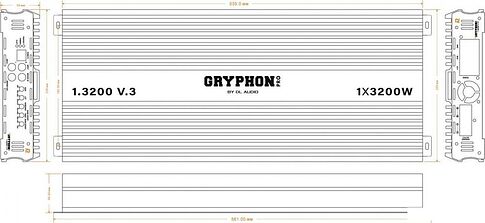 Автомобильный усилитель DL Audio Gryphon Pro 1.3200 V.3