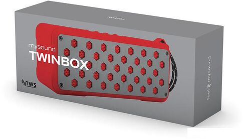Беспроводная колонка Rombica mysound Twinbox (красный)