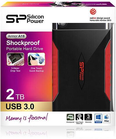 Внешний накопитель Silicon-Power Armor A15 2TB (SP020TBPHDA15S3L)