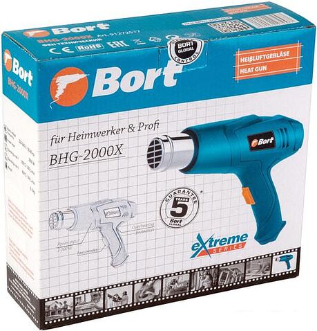 Промышленный фен Bort BHG-2000X