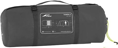 Кемпинговая палатка Trek Planet Tampa 4 (зеленый)