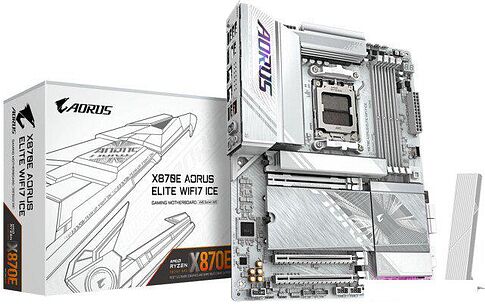 Материнская плата Gigabyte X870E Aorus Elite WiFi7 Ice (rev. 1.3)