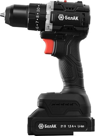 Ударная дрель-шуруповерт БелАК БАК.53315 (с 2-мя АКБ, кейс)