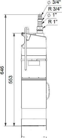Насос Grundfos SBA 3-45 A
