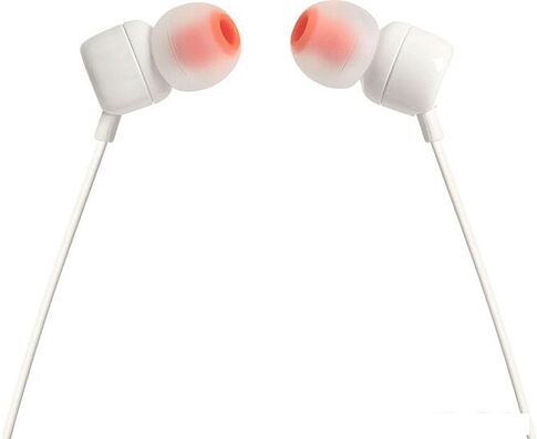 Наушники с микрофоном JBL T110 (белый)