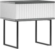 Тумба Shtabe Royal 5001 эко (белый/металл бруклин/черный) Тумба Shtabe Royal 5001 эко (белый/металл бруклин/черный)