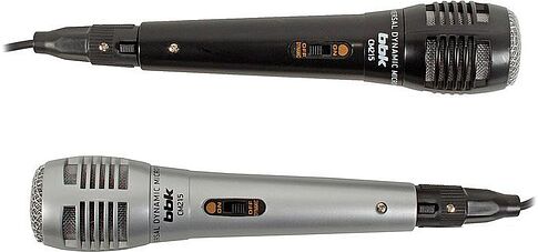 Микрофон BBK CM215 (черный+серебристый)