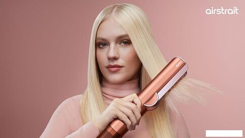 Выпрямитель Dyson Airstrait (с переходником на евровилку, янтарный шелк)